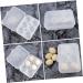 Mikikit Serving Tray Box Pressure-proof Egg Carton Desk Dispenser Egg Storage Case Fridge Egg Tray Household Travel Rack White 24X14CM - Buy Online on GoSupps.com
