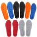 Shoes Insoles for Kids Inserts Athletic Memory Foam Arch Support Comfort Children Nonslip Shoe Pads Boys and Girls 5 Pairs (Big Kid 1.5-5M/20.5-23CM) Blue+orange+black+beige+red Big Kid 1.5-5M(20.5-23CM) Blue+orange+black+beige+red