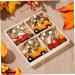 OUNONA 4 Boxes Thanksgiving Pendant Ornament Decor Festival Hanging Gnome Wooden Pendant Manual Accessories - Buy Online on GoSupps.com