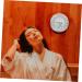 Veemoon Dual Sauna Moisture Thermometer & Wall Clock - High Precision Stainless Steel Digital Thermometer (2 Pack) - Ideal for Indoor & Outdoor Use - Buy Online on GoSupps.com