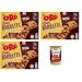 Italian Gourmet E.R. Oro Saiwa Barretta ai Cereali Integrali e al Cioccolato Fondente e Nocciole snack bar with whole cereals and dark chocolates and hazelnuts 3 x 160 g + Italian Gourmet pulp 400 g
