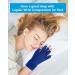 Luguiic Finger Arthritis Compression Ice Glove S Blue - Pain Relief for Arthritis, Carpal Tunnel, Tendinitis - Adjustable Wrist Strap - Cold & Heat Therapy - Men and Women - Buy Online on GoSupps.com