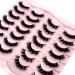 HBZGTLAD 14/16 Pairs Mink Lashes Fluffy Soft Wispy Natural Cross Eyelash Extension - Reusable Dramatic False Eyelashes - Buy Online on GoSupps.com