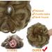 OMGREAT 2PCS Thick Curly Wavy Hair Buns & Ponytail Extensions in Ash Blonde Mix Ginger - Updo Messy Bun Hairpieces for Women & Girls - Buy Online on GoSupps.com