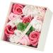  Tnfeeon Rose Flower Soap Decorative Soap Delicate Elegant Flower for Lady Birthday (PINK) - Buy Online on GoSupps.com