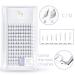 SRCKFIZ 3D Volume Eyelash Extensions C D Curl 9mm - 0.10mm Thickness | Long Stem Premade Fans for Professional Use - Buy Online on GoSupps.com