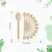 Naturelia Disposable Wooden Spoons (25 14cm): Eco-Friendly Biodegradable Food-Grade Wooden Spoons for Parties BBQs and Everyday Use - Buy Online on GoSupps.com