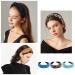 Deviegath 12 Pack Knotted Headbands for Women - Leopard Print & Solid Color Fashion Turban Hair Hoops - Buy Online on GoSupps.com