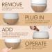 100ml Lalking Aroma Diffuser - Small Ultrasonic Essential Oil Diffuser with Auto Shut-Off & Warm White Light - Perfect for Home Office or Yoga - Buy Online on GoSupps.com