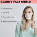 Clshes Clear Face Shield 2pcs - Medium Size | 100% Anti-Fog Protection - Buy Online on GoSupps.com