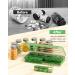 Monthly Pill Organizer - 30 Day Pill Box Once a Day Medicine Holder for Vitamins - Green Pill Case - Buy Online on GoSupps.com