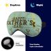 Father's Day Ties Sleep Mask - Adjustable Strap Eye Cover for Sleeping - Light Blocking Blindfold for Men and Women - Perfect for Travel and Naps - Buy Online on GoSupps.com