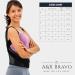 A&X Bravo Posture Corrector - Adjustable Lumbar Support Brace for Men and Women - Relieves Back & Shoulder Pain - Black XXL - Buy Online on GoSupps.com
