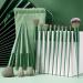 ZKSXOA 13-Piece Makeup Brushes Sets Face and Eye Make-up Brushes for Foundation Powder Concealers Blush and Eyeshadow with Bag Green - Buy Online on GoSupps.com