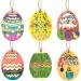 Anditoy 30 PCS Easter Wooden Hanging Ornaments | Unfinished Wood Slices Eggs | DIY Easter Crafts for Kids | Easter Decorations & Party Supplies - Buy Online on GoSupps.com