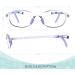Blue Light Blocking Glasses for Kids - 2 Pack Anti Eyestrain Gaming & Reading Glasses (Ages 3-12) - Black & Purple - Buy Online on GoSupps.com