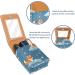 Travel Lipstick Organizer Case | Portable Makeup Bag with Mirror | Cute Fox & Clouds Design - Shop Internationally - Buy Online on GoSupps.com