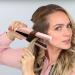 Portable Cordless Flat Iron - Even Heating Ceramic Hair Straightener for Short Hair & Curls - Ideal Styling Tool for Home & Salon - Pink - Buy Online on GoSupps.com