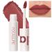 FOCALLURE Velvet Matte Liquid Lipstick Satin-Finish High Pigmented Lip Color Cheeks and Lips Tint Lightweight Quick-Drying Terra Cotta 201 Terra Cotta