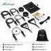 HPYGN Resistance Bands Set - 150lb, 200lb, 250lb Exercise Bands with Handles - 5 Tube Fitness Bands for Muscle Training - Portable Bag and Ankle Straps Included - Buy Online on GoSupps.com
