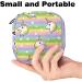 Colorful Rainbow Unicorn Menstrual Cup Pocket & Makeup Organizer - Big Capacity Travel Band for Women - Buy Online on GoSupps.com
