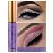 OCHILIMA Glitter Liquid Eyeliner Long Lasting Waterproof Shimmer High Pigment Silver Gold Metallic Eyeliner Women Makeup 06#