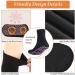 Buy Heated Socks - Self-Heating Winter Socks for Men & Women | 2 Pairs Tourmaline Foot Warmers for Outdoor Activities (Black/Red) - Buy Online on GoSupps.com