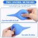 YBEATY 3PCS Hand Bulb Ear Dropper with Add-on Stream Tip Soft Reusable Effective Blue Rubber Squeeze Suction Tool Ear Wax Removal Cleaning Kit for Kids Adults Pet Sinus Rinse Mucus - Buy Online on GoSupps.com