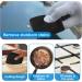 LUCKQUE Cast Iron Scrubber Food Grade Stainless Steel Chainmail Scrubber with Heat Resistant Pan Scraper Anti-Rust Cast Iron Scrubber Brush with Handle Reusable Cast Iron Cleaner for Cookware - Buy Online on GoSupps.com