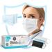 Virshields Medical Mundsprung - Type IIR BFE 99.98%/VFE 99.6% DIN EN 14683 Made in EU 50-2000 STK 3 -layer choice of color - op masks mouth and nose protection one -way mask one -way masks1 piece (1 pack) white