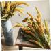 Warmhm 3pcs Simulated Ears of Corn Fake Wheat Ears Dried Wheat Stalks for Decorations Wheat Decoration Single Artificial Grass Plant Artificial Wheat Ears Stalks Vegetable Iron Goldenx3pcs 12X75CMx3pcs - Buy Online on GoSupps.com