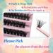 Fluffy Lash Clusters 80D - 200 Pcs Thick D Curl Eyelash Extensions 8-16mm DIY Wispy Mink Lashes by TMIELYBS - Buy Online on GoSupps.com