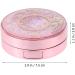 Partykindom Starry Sky Contact Lens Case Set - Cute Travel Storage Box & Tweezers - Pink 7.5x7.5cm - Buy Online on GoSupps.com