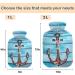 NAANLE Watercolor Heat Bottle - 2L Wooden Hot Water Bottle with Anchor for Pain Relief & Therapy | Large Warm-Up Bag for Bed Hands & Feet - Buy Online on GoSupps.com