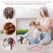 Pink Hair Loop Tool Set with French Braid Tool, Rat Tail Comb, and Hair Clip - 4 Pack | Hair Styling Accessories for Ponytails and Braids - Buy Online on GoSupps.com