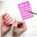 ERINGOGO Palette de Nail Art Porte-stylo 5 Compartiments Plastique Rose Fuchsia pour Nail Art Manucure Professionnelle Palette de M lange - Buy Online on GoSupps.com
