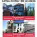 Window Cleaning Telescopic Pole 3m-10m Water Fed Extendable Brush Suitable for Cleaner Conservatory Roof Photovoltaic Panel Cleaning Photovoltaic Panel Cleaning Window Clean 6m/20ft - Buy Online on GoSupps.com