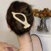Ponytail Decorative Hair Clip Ponytail Duckbill Hairpin Long Hair Clips for Styling Long Hair Shower Clips for Teenage Girls Women Styling Translucent Large Size apricot - Buy Online on GoSupps.com