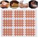 10 PCS Elastic Spiral Cross Kinesiology Tape Physical Therapy Cross Tape Athletic Sports Lifting Tape for Back Knee Shoulder Ankle Wrist Foot Elbow Arm(10 PCS-Skin Color)