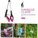 Grabber Garbage Scissor Tongs - Litter Picker Tool Aluminum Reacher for Easy Trash Pickup | 83x11cm - Buy Online on GoSupps.com