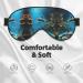 3D Underwater World Fish Dolphi Print Double-Sided Eye Mask Soft and Light Blocking for Enhancing Sleep Quality - Buy Online on GoSupps.com