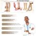 Buy MDRCG 4 Pairs Compression Stockings for Men & Women - 15-20 mmHg Zipper Support Socks for Running Cycling & Edema - International Shipping Available - Buy Online on GoSupps.com