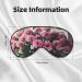 Beauty Flowers Soft Sleep Eye Mask - Breathable Eye Patch for Women | Perfect for Travel & Relaxation - Buy Online on GoSupps.com