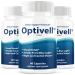 (3 Pack) Optivell Eye Capsules Optivel Pills Vitamins Eye Care Wellness Supplement Healthy Eyesight Retina Sharper Vision Support Formula Clear Eyes Ocular Comfort Health Visual Balance (180 ct)