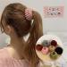 Buy Fkxczn Vogelnest Hair Ring - Expandable Ponytail Clip Velvet Hair Jewelry Bird Nest-Shaped Holder for Women & Girls - International Shipping Available - Buy Online on GoSupps.com