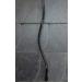 Shop Happiness Hucke Horse Curved 'Black Beauty' - Hand-Sewn in Matte Black with Glitter Stones | Premium Dark Brown Leather | International Shipping - Buy Online on GoSupps.com