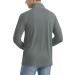 MAGCOMSEN Men's UPF 50+ Long Sleeve Quarter Zip Sun Shirt - Dark Grey Large - Buy Online on GoSupps.com