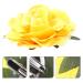 Frcolor Big Yellow Rose Hairpin & Brooch for Women Party - Artificial Flower Clips - Buy Online on GoSupps.com