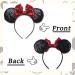 Shiny Sequin Mouse Ears Headband for Women, Girls & Kids - Black Red Glitter Hair Accessories for Princess Parties, Cosplay & Holidays - Cute 1 Pc - Buy Online on GoSupps.com