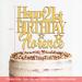 Personalised Acrylic Birthday Cake Topper by KreateSquare - Customised With Any Name Any Age Custom Colour Birthday Cake Decoration (Rose Gold) - Buy Online on GoSupps.com